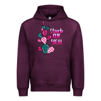 Mauve Wine stuck on you cactus Urban Hoodie - BarkalooDesign