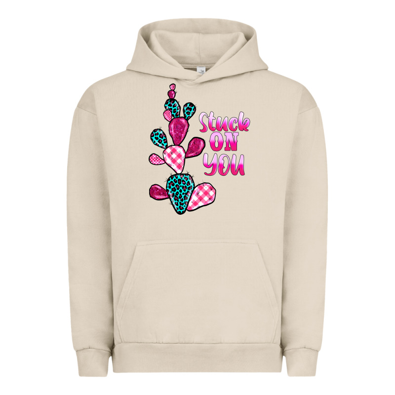 Stuck On You Cactus Urban Hoodie by BarkalooDesign | Teevron