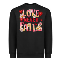 Black Love never fails Heavyweight Sweatshirt - FaDigitalArtStudio