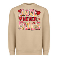 Mushroom Love never fails Heavyweight Sweatshirt - FaDigitalArtStudio