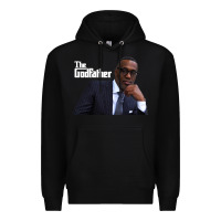 Black kevin samuels   the godfather   memorial shirt rip to the legend! Premium Hoodie - lanVoArt