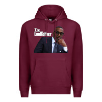Burgundy kevin samuels   the godfather   memorial shirt rip to the legend! Premium Hoodie - lanVoArt