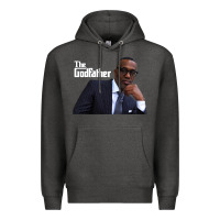 Charcoal Heather kevin samuels   the godfather   memorial shirt rip to the legend! Premium Hoodie - lanVoArt