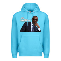 Ocean Blue kevin samuels   the godfather   memorial shirt rip to the legend! Premium Hoodie - lanVoArt