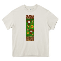 Cream American football dad pen wrap Heavy Core Tee - BundleAndBundleShop