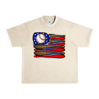 Sandshell leopard baseball flag3 Urban Heavy Tee - JahusDesignShop
