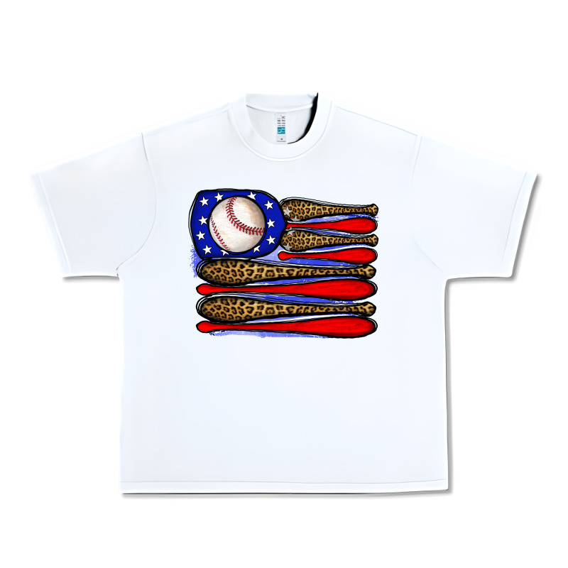 Leopard Baseball Flag3 Urban Heavy Tee by JahusDesignShop | Teevron