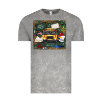 Cloud Rock school bus back to school Vintage Tee - texasbilliewilder