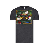 Vintage Black school bus back to school Vintage Tee - texasbilliewilder