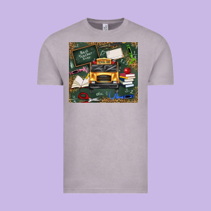 School Bus Back To School Vintage Tee Designed By Texasbilliewilder