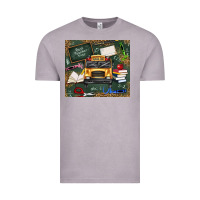 Vintage Zinc school bus back to school Vintage Tee - texasbilliewilder