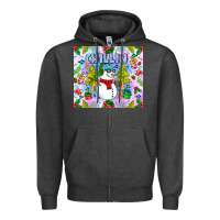 Charcoal Heather Chillin Snow Zipper Hoodie - CowhideDigitalArt