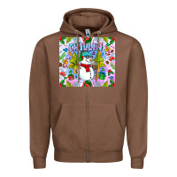 Chestnut Chillin Snow Zipper Hoodie - CowhideDigitalArt