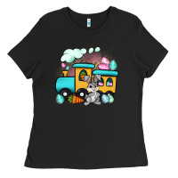 Black easter train Ladies Tee - Artiststas