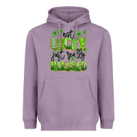 Lavender not lucky just really blessed Heavyweight Hoodie - Artiststas