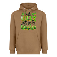 Toasted Coconut not lucky just really blessed Heavyweight Hoodie - Artiststas