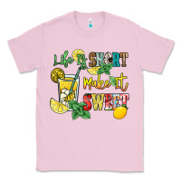 Bubblegum Pink life is  make it sweet Classic Tee - NancyCooperArtShop