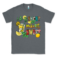 Charcoal Heather life is  make it sweet Classic Tee - NancyCooperArtShop