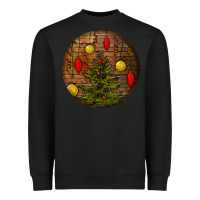 Black christmas Heavyweight Sweatshirt - BundleAndBundleShop