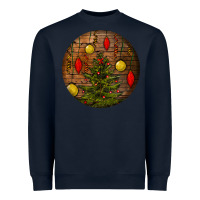 Navy christmas Heavyweight Sweatshirt - BundleAndBundleShop