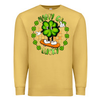 Antique Gold happy go lucky Premium Sweatshirt - Artiststas