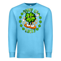 Ocean Blue happy go lucky Premium Sweatshirt - Artiststas
