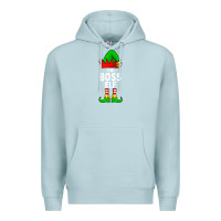 Blue Mist Boss Elf Matching Family Christmas Premium Hoodie - lanVoArt