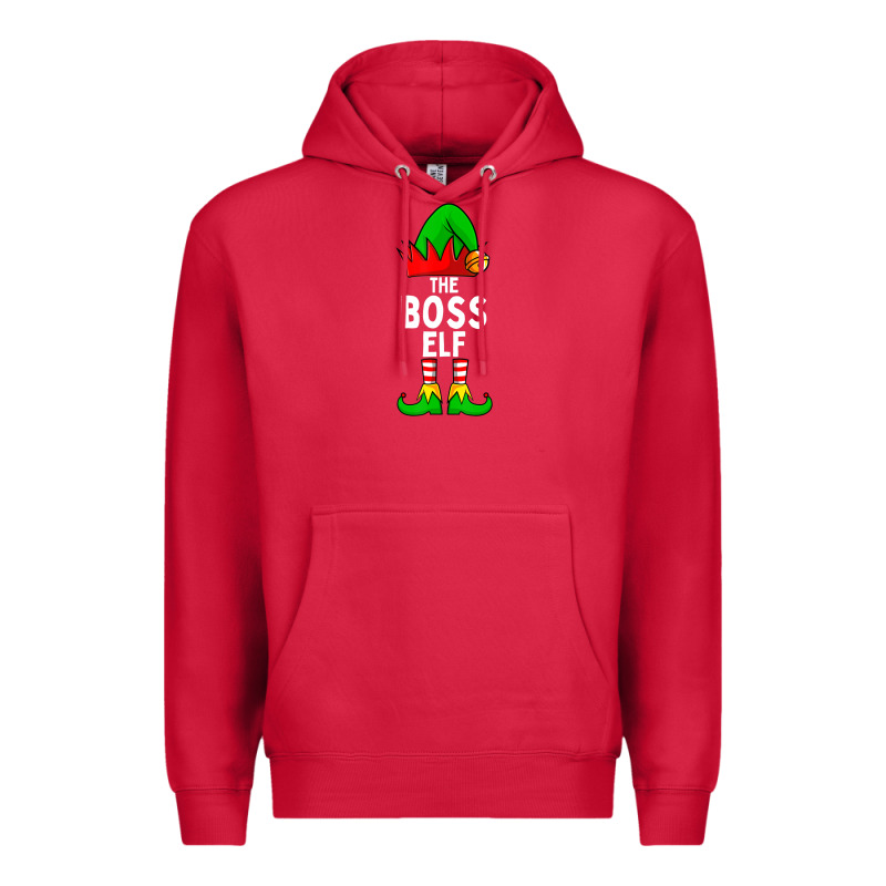 Boss Elf Matching Family Christmas Premium Hoodie by lanVoArt | Teevron