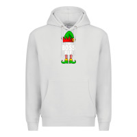 Dove Grey Boss Elf Matching Family Christmas Premium Hoodie - lanVoArt