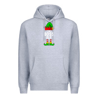 Heather Grey Boss Elf Matching Family Christmas Premium Hoodie - lanVoArt