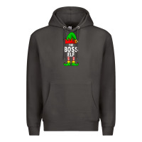 Smoke Boss Elf Matching Family Christmas Premium Hoodie - lanVoArt