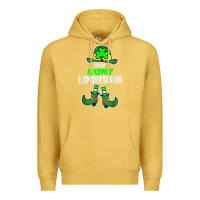 Antique Gold funny the aunt irish leprechaun st patricks day gift t shirt Premium Hoodie - lanVoArt