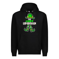 Black funny the aunt irish leprechaun st patricks day gift t shirt Premium Hoodie - lanVoArt