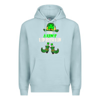 Blue Mist funny the aunt irish leprechaun st patricks day gift t shirt Premium Hoodie - lanVoArt