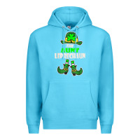 Ocean Blue funny the aunt irish leprechaun st patricks day gift t shirt Premium Hoodie - lanVoArt