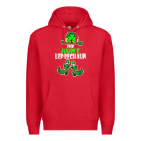 Red funny the aunt irish leprechaun st patricks day gift t shirt Premium Hoodie - lanVoArt