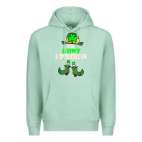Seafoam funny the aunt irish leprechaun st patricks day gift t shirt Premium Hoodie - lanVoArt