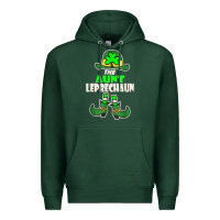 Sports Green funny the aunt irish leprechaun st patricks day gift t shirt Premium Hoodie - lanVoArt