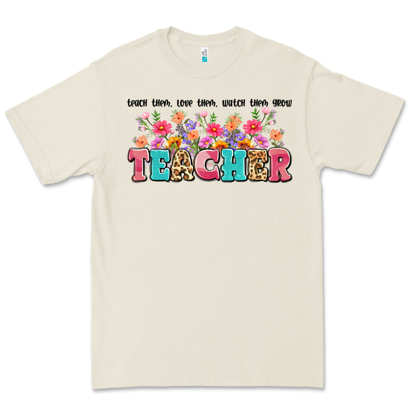 Teach Them Love Them Watch Them Grow Teacher Premium Tee by Artiststas | Teevron