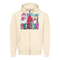 Sandshell It's Freezin Season Zipper Hoodie - CowhideDigitalArt