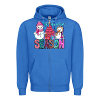 True Royal It's Freezin Season Zipper Hoodie - CowhideDigitalArt