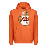 Carrot Christmas Snowman Coffee Cup Premium Hoodie - FaDigitalArtStudio