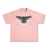 Salmon Hot Trend Raven Nevermore Poetry Halloween Edgar Allan Poe Urban Heavy Tee - lanVoArt