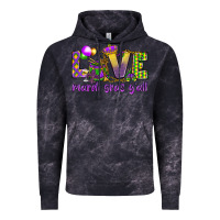 Cloud Black Love Mardi Gras Y'all Vintage Hoodie - HowdyJamesFarm