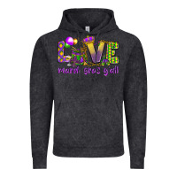 Vintage Black Love Mardi Gras Y'all Vintage Hoodie - HowdyJamesFarm
