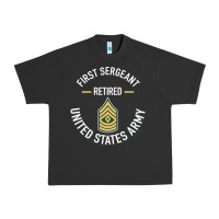 Pigment Black first sergeant 1sg retired army military retirement gifts long sleeve Urban Heavy Tee - lanVoArt