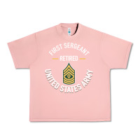 Salmon first sergeant 1sg retired army military retirement gifts long sleeve Urban Heavy Tee - lanVoArt