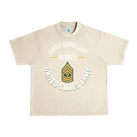 Sandshell first sergeant 1sg retired army military retirement gifts long sleeve Urban Heavy Tee - lanVoArt