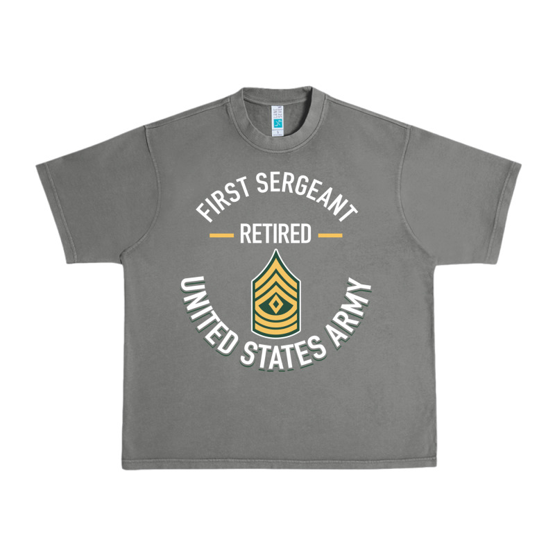 First Sergeant 1sg Retired Army Military Retirement Gifts Long Sleeve Urban Heavy Tee by lanVoArt | Teevron