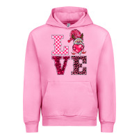 Fuchsia Pink love gnomies Urban Hoodie - BarkalooDesign